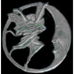 FAIRY AND MOON CAST PIN